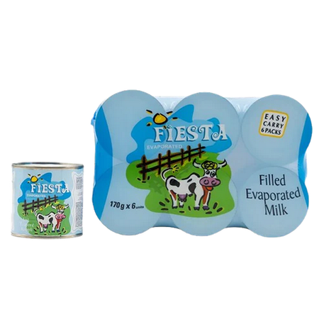 Evaporated Fiesta Milk - Pack of 6