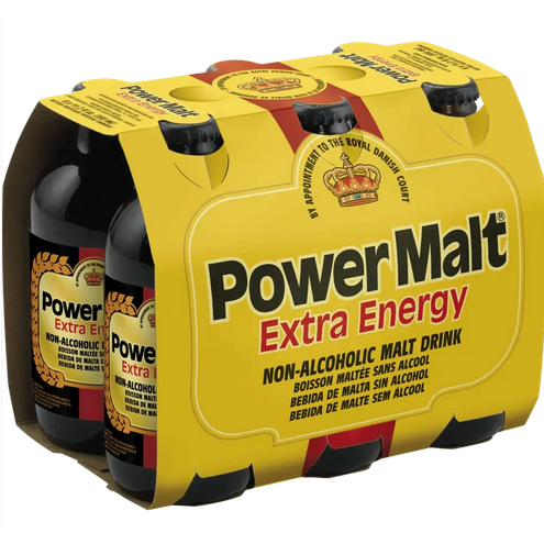 Power Malt Extra Energy Alcohol Free-6bottles-1980ml