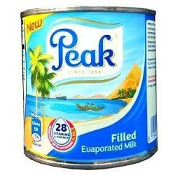 Evaporated Peak Liquid Milk