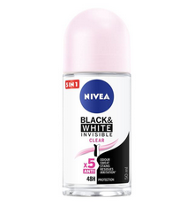Nivea Black & White Invisible 5 in 1  Deodorant  - 50ml